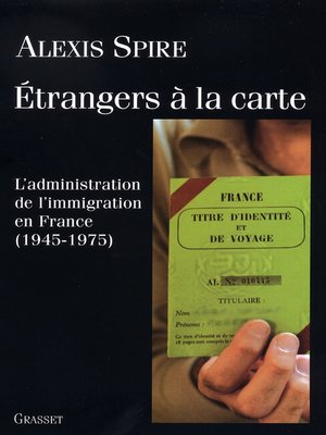 cover image of Etrangers à la carte